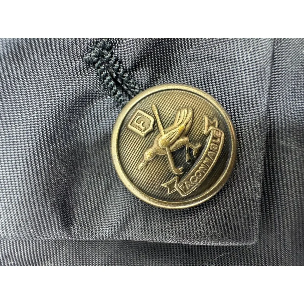 Loro Piana Faconnable Blazer Sport Coat 50R Navy Blue 2 Button Double Vent - Picture 6 of 12